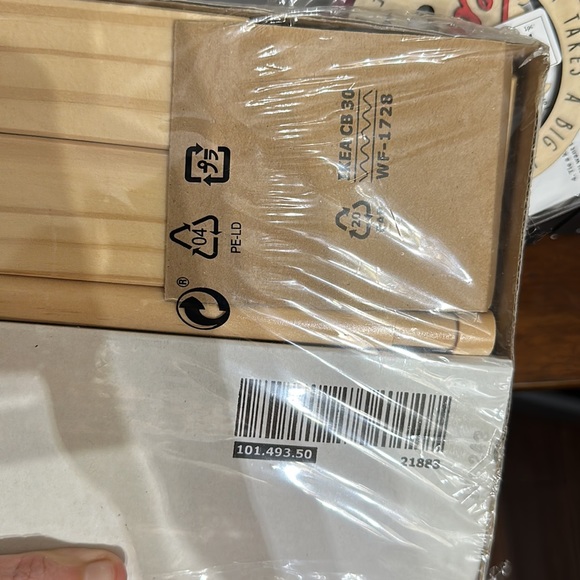 IKEA MALA Pine WOOD Tabletop Drawing Paper ROLL Dispenser - Picture 2 of 6